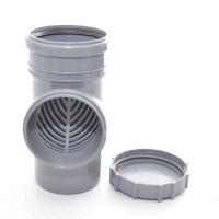 Fallrohrfilter Regenrohrfilter m. Laubfang DN100 Ø110 HT / KG- Rohre Farbe GRAU Fallrohrfilter Regenrohrfilter m. Laubfang DN100 Ø110 HT / KG- Rohre Farbe GRAU