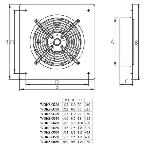 Auspufflüfter Lüfter Auspufflüfter Ventilatoren Für Abgaskanäle 1 2500  S/Min 