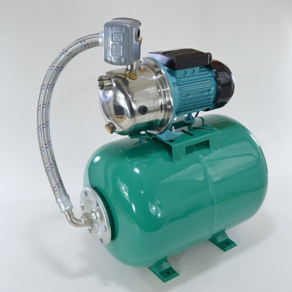 50 Liter Hauswasserwerk mit 1,1 kW Gartenpumpe