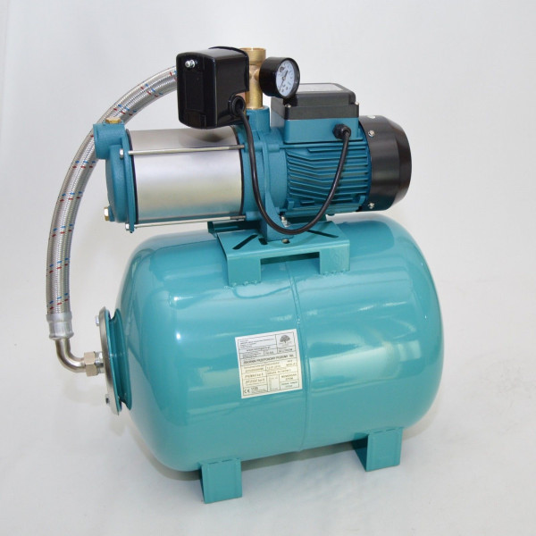 Hauswasserwerk 50Liter mit 1300W Pumpen mit Druckschalter