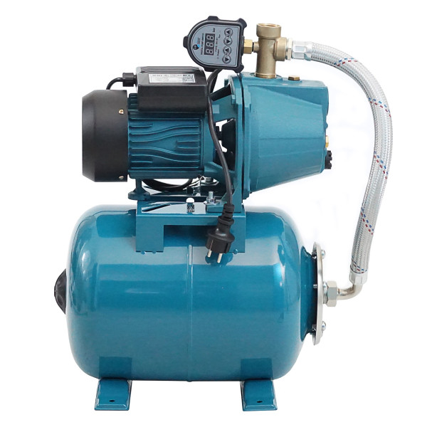 24 L Hauswasserwerk Pumpe 1100 W - 5bar - 3600L/h Hauswasserautomat Gartenpumpe
