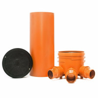 KG Schacht DN400/DN110 - Komplett SET - KG Rohr - Kanal Entwässerung - Deckel - KG Abwasserschacht D KG Schacht DN400/DN110 - Komplett SET - KG Rohr - Kanal Entwässerung - Deckel - KG Abwasserschacht D