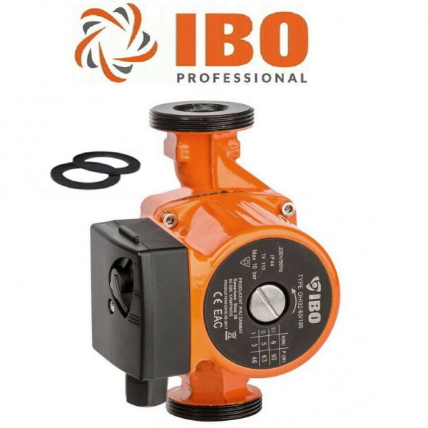 3 - stufige Umwälzpumpe IBO 32-80/180 Heizungspumpe + Dichtungen NEU / TOP PREIS