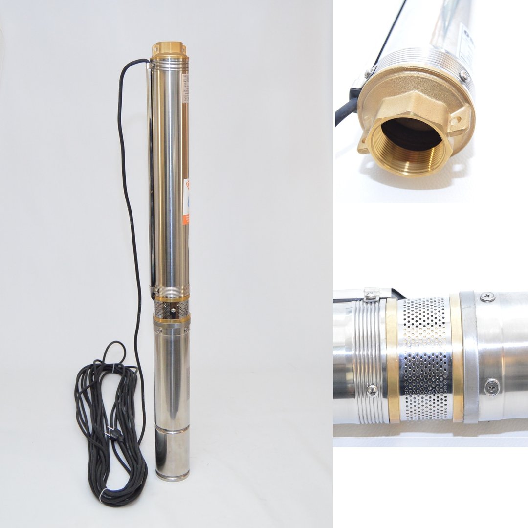 Tiefbrunnenpumpe Brunnenpumpe 4" 99 mm bis 4500 l/h 0,75kW 8,4 bar