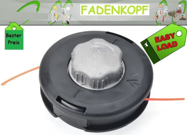 Automatic Fadenkopf Mähkopf Motorsense Freischneider + 100m Mähfaden 2,8 mm