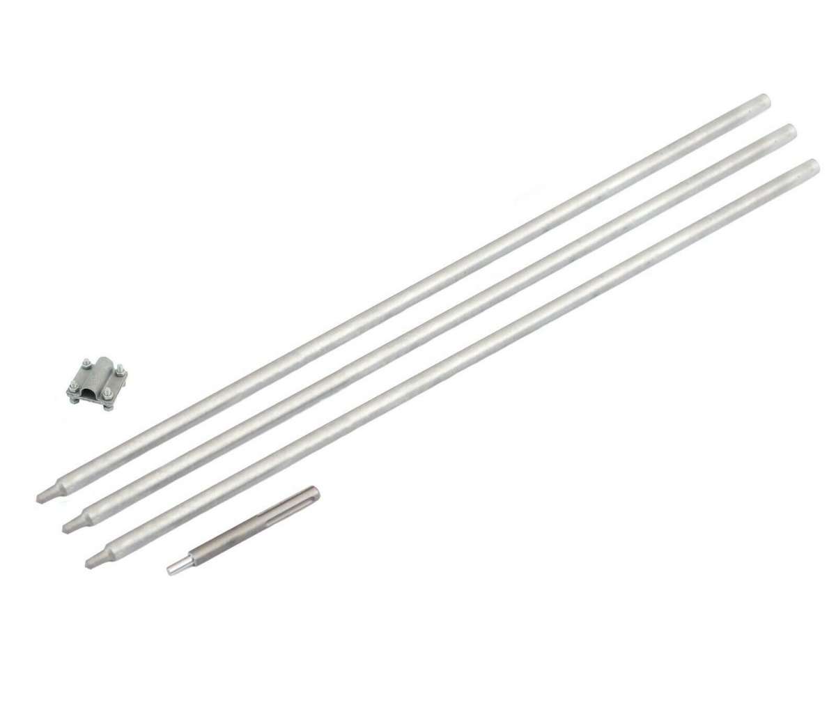 PAG Turbo 3m Tiefenerder Set - 20mm Feuerverzinkt Mit SDS Max Schlagkopf