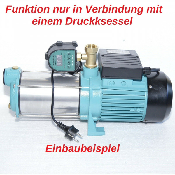 Gartenpumpe MHI1300 - 1300W - 6000 L/h 5,5bar + elektronischer Druckschalter + Trockanlaufschutz