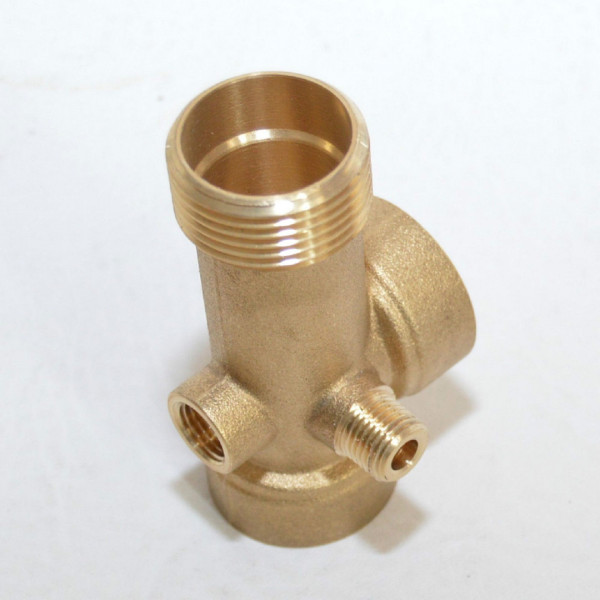 5-Wege Verteiler 1" DN25 für Druckschalter Manometer Hauswasserwerk
