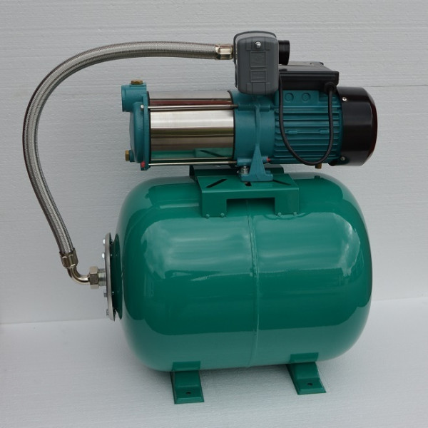Hauswasserwerk 50Liter + 1300Watt Pumpen INOX + Druckschalter