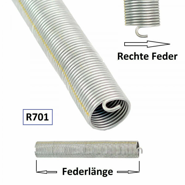 1 Stück Torsionsfeder R701 / R20 für Hörmann Garagentor Garagentorfeder Torfeder