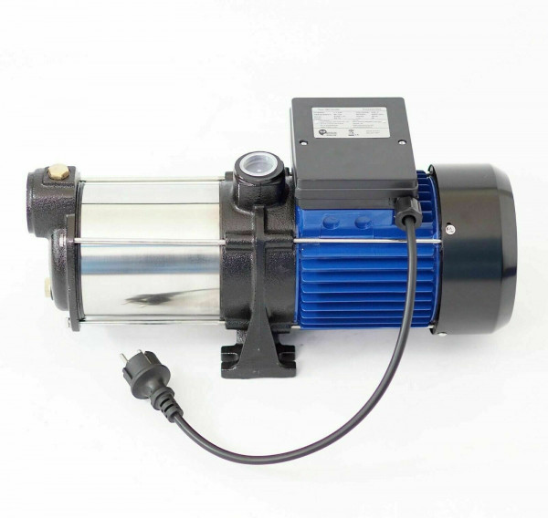 Leistungsstarke Gartenpumpe HMC 145-4SH Kreiselpumpe INOX 1100 Watt 8700 L/h 5 bar