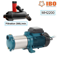 Starke Gartenpumpe Wasserpumpe 2200 Watt 230VV INOX 10800 L/h 6 bar + Vorfilter Starke Gartenpumpe Wasserpumpe 2200 Watt 230VV INOX 10800 L/h 6 bar + Vorfilter