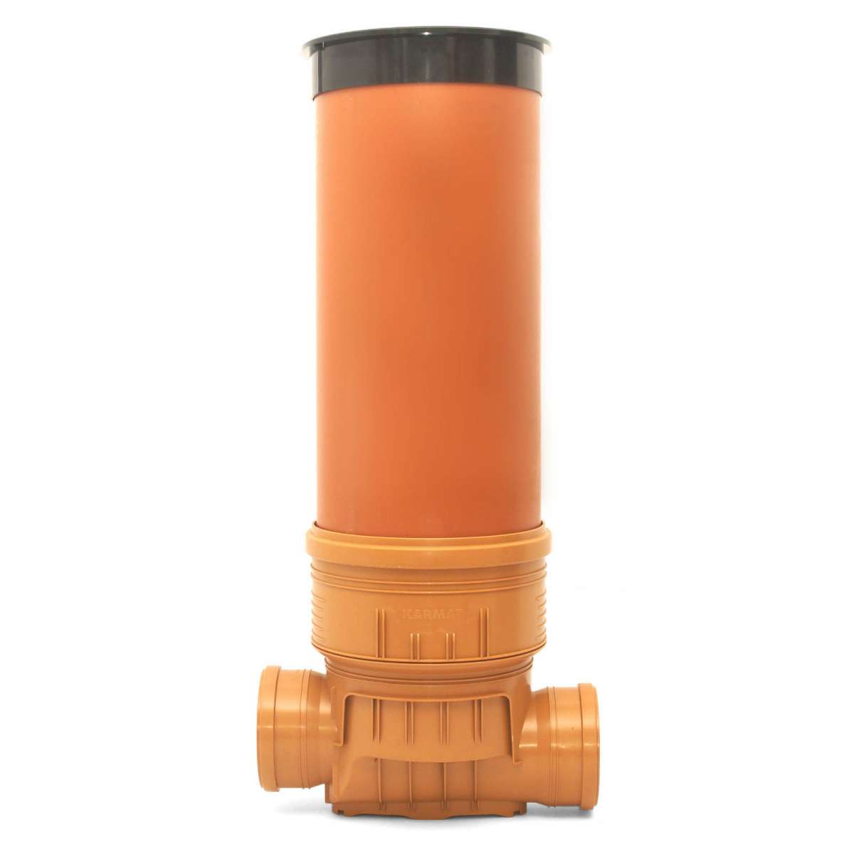 KARMAT Kontrollschacht DN400 – PP, Mit Rückstauklappe 2x160 Mm, Für Abwasser Kontrollschacht DN400 PP