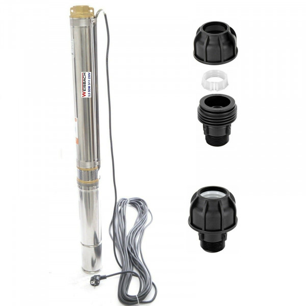 3/" SKM150 Tiefbrunnenpumpe Brunnenpumpe Gartenpumpe 9bar 2700l//h 1,1kW