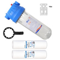 10" Wasserfilter 1" IG Vorfilter Garten Pumpen Hauswasserwerke + 2 x Kartusche 10" Wasserfilter 1" IG Vorfilter Garten Pumpen Hauswasserwerke + 2 x Kartusche