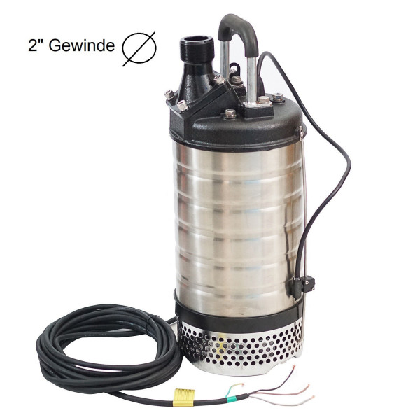 Automatische Drainage Tauchpumpe Pumpe Baustellenpumpe 550L/min. 2