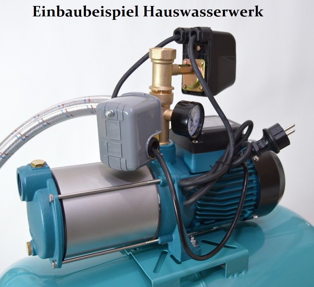 Hauswasserwerk 50 Liter 5-stufige Pumpe MHi1300 6000l/h  Trockenlaufschutz SK-13