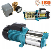 Kreiselpumpe Jetpumpe Gartenpumpe MHI 1300 Watt 6000 L/h - 5,5 bar mit Druckschalter Kreiselpumpe Jetpumpe Gartenpumpe MHI 1300 Watt 6000 L/h - 5,5 bar mit Druckschalter