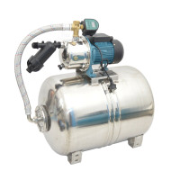 Hochwertiges 100 L Edelstahl Hauswasserwerk 3600L/h 5bar EDS Trockenlaufschutz Hochwertiges 100 L Edelstahl Hauswasserwerk 3600L/h 5bar EDS Trockenlaufschutz
