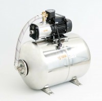 Hochwertiges Edelstahl Hauswasserwerk Hauswasserautomat 100L - 6,7bar - 5100L/h Hochwertiges Edelstahl Hauswasserwerk Hauswasserautomat 100L - 6,7bar - 5100L/h