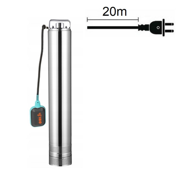 Zisternenpumpe Brunnenpumpe Tiefbrunnenpumpe 3600l/h 0,8kW 7,2 Bar mit Schwimmerschalter