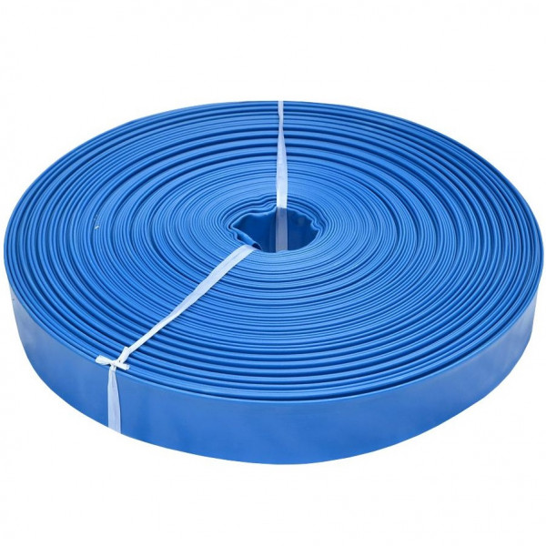Flexibler PVC Wasserschlauch Allzweck Schlauch 1,5 Zoll 7,6m Flachschlauch 