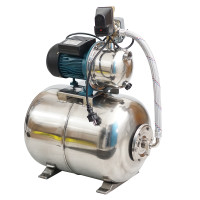 Hochwertiges 50 L Edelstahl Hauswasserwerk 1100W 5bar mit ! Trockenlaufschutz ! Hochwertiges 50 L Edelstahl Hauswasserwerk 1100W 5bar mit ! Trockenlaufschutz !