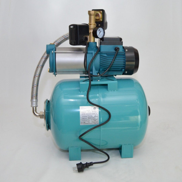 Trockenlaufschutz Hauswasserwerk 50 Liter mit 1300W Pumpe mit Pumpensteuerung