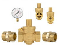 1" Wasserdruckminderer DN25 Druckminderer + 2x Doppelnippel 1" Wasserdruckminderer DN25 Druckminderer + 2x Doppelnippel