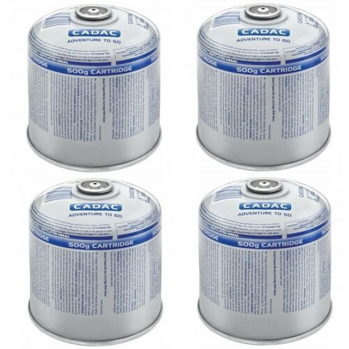 4 Stück CADAC 500G Gewinde Gaskartusche Schraubkartusche Camping Gaskocher
