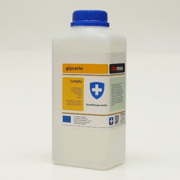 1 Liter Glycerin 99,5%25 E422 Propantriol Glycerol Pharmaqualität rein pflanzl.
