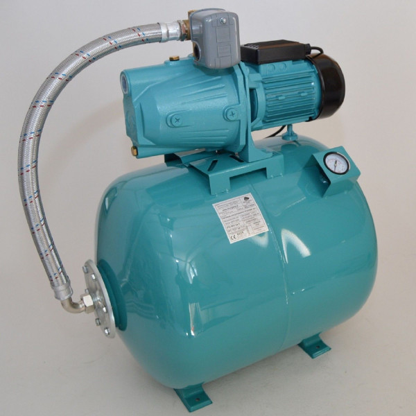 80L mit Luftdruckmano Hauswasserwerk Pumpe 1100 W Hauswasserautomat Gartenpumpe