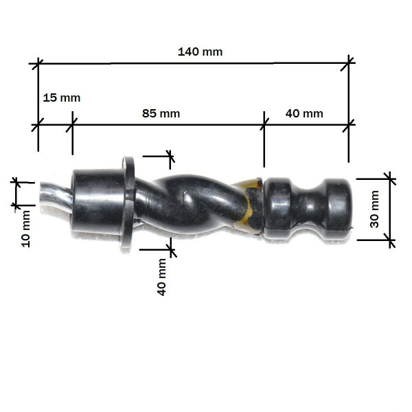 Rotor Stator für 2" Tiefbrunnenpumpe Fördergruppe Schnecke Mantel Brunnenpumpe