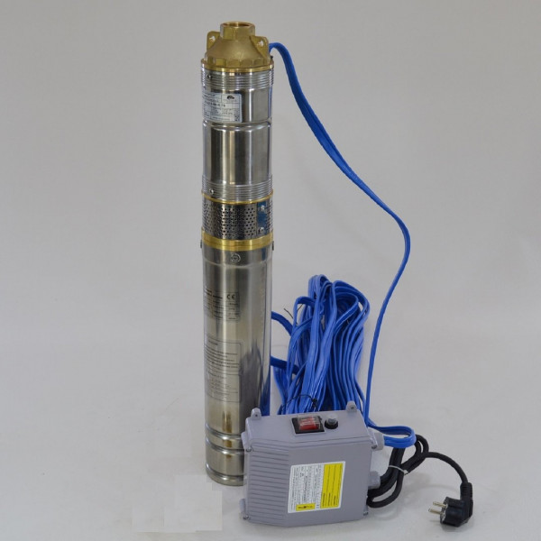 4" Tiefbrunnenpumpe 2700l/h 11 bar f. Sandiges Wasser Wasserpumpe