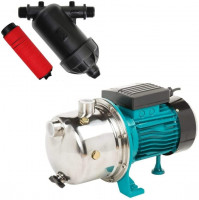 Kreiselpumpe Gartenpumpe 1100 Watt 3600 L/h 5 bar + 5" Vorfilter Wasserfilter Kreiselpumpe Gartenpumpe 1100 Watt 3600 L/h 5 bar + 5" Vorfilter Wasserfilter