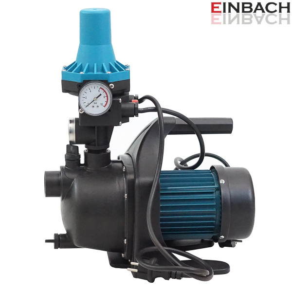 EINBACH Garden 1000 Kreiselpumpe Jetpumpe Gartenpumpe 1000 Watt 3600 L/h 4 bar + PC-13