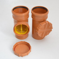 Fallrohrfilter Regenrohrfilter m. Laubfang DN100 Ø110 HT / KG- HT Rohr ORANGE Fallrohrfilter Regenrohrfilter m. Laubfang DN100 Ø110 HT / KG- HT Rohr ORANGE