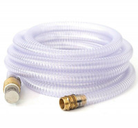 1" Saugschlauch Ansaugschlauch 7m Gartenpumpe Hauswasserwerk m. Rückschlagventil 1" Saugschlauch Ansaugschlauch 7m Gartenpumpe Hauswasserwerk m. Rückschlagventil