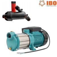 Gartenpumpe Kreiselpumpe 1300W 6000 L/h 5,5 bar + 5" Vorfilter Wasserfilter Gartenpumpe Kreiselpumpe 1300W 6000 L/h 5,5 bar + 5" Vorfilter Wasserfilter