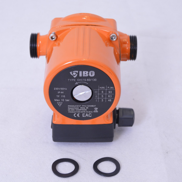 Umwälzpumpe Heizungspumpe IBO 15-60/130 Pumpe + Dichtungen Warmwasser Heizung