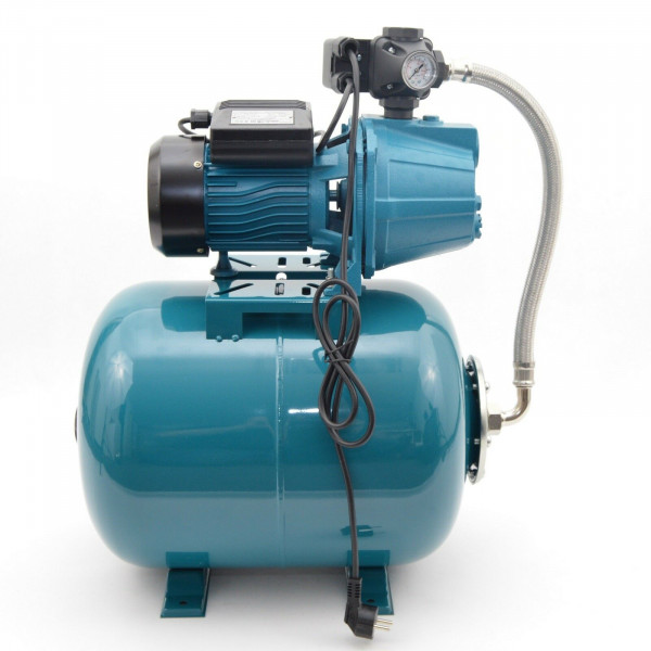 Hauswasserwerk Hauswasserautomat 50 Liter Pumpe 1100 W Gartenpumpe Jetpumpe