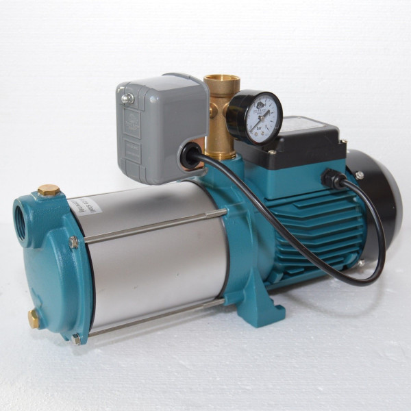 Kreiselpumpe Jetpumpe Gartenpumpe MH 1300 Watt 5400 L/h 5,5 bar m. Druckschalter