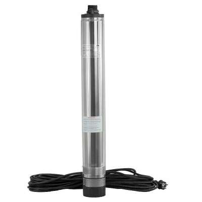 WEISBACH TOP Tiefbrunnenpumpe 3,5 SDM 2/11 – 4200 L/h, 7,3 Bar, 0,75 KW, 230V, 20 M Kabel – Sandresistent (bis 5 %) & Edelstahl