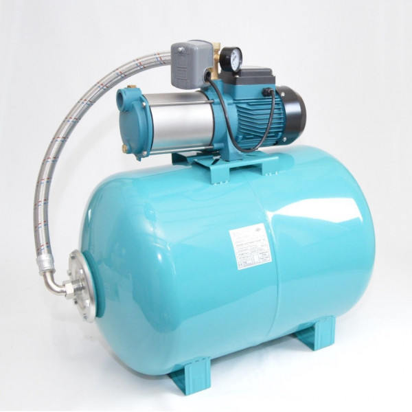 100 L Hauswasserwerk mehrstufige Pumpe MH1300 INOX Hauswasserautomat Gartenpumpe