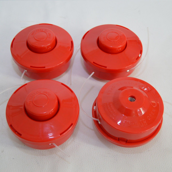 Sparset 4x Fadenkopf Mähkopf Doppelfadenkopf m. Tippautomatik Motorsense Freischneider r
