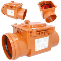 Vorschau: Rückstauklappe Ø 160 mm Rückstauverschluss Rattenschutz Geruchsverschluss Vorschau: Rückstauklappe Ø 160 mm Rückstauverschluss Rattenschutz Geruchsverschluss