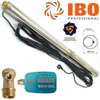 Hochwertige 3" Tiefbrunnenpumpe 3000l/h 8,2 bar Sandverträglich bis 5% + Steuerung IBOPRESS SX Hochwertige 3" Tiefbrunnenpumpe 3000l/h 8,2 bar Sandverträglich bis 5% + Steuerung IBOPRESS SX