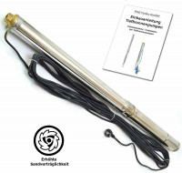 WEISBACH LEISTUNGSSTARKE 3" Tiefbrunnenpumpe 100l/min - 6000l/h bis 5% Sandverträglich WEISBACH LEISTUNGSSTARKE 3" Tiefbrunnenpumpe 100l/min - 6000l/h bis 5% Sandverträglich